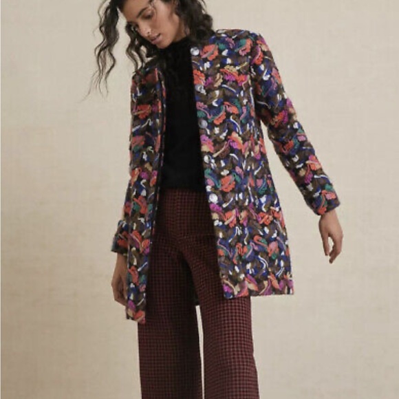 Anthropologie x Hutch Marion Embroidered Coat